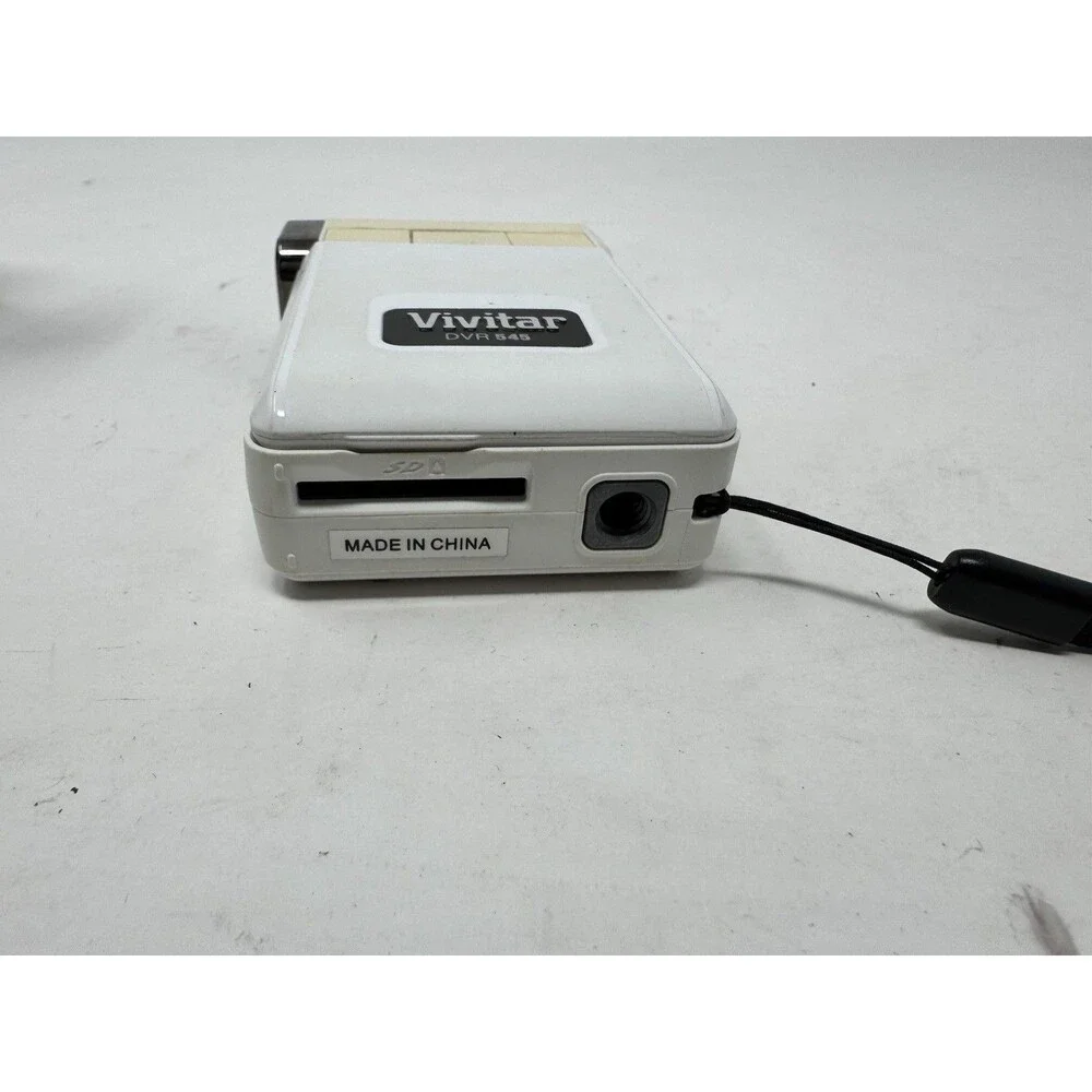 Vivitar DVR545 HD High Definition Handheld Camcorder White